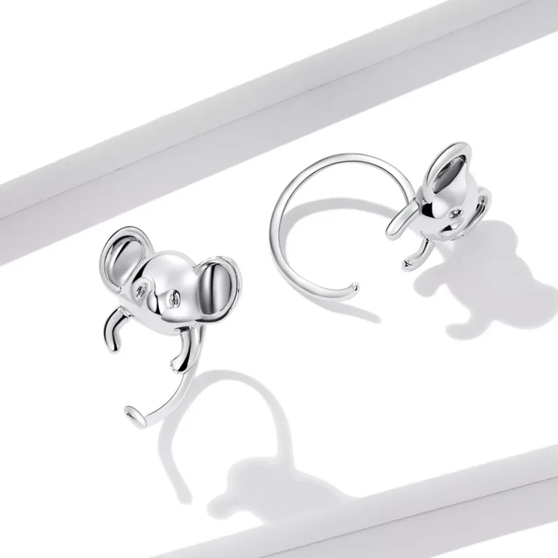 (immagine per) Orecchini a Lobo tipo Pandora Mini Koala - BSE566 - Visualizza 2