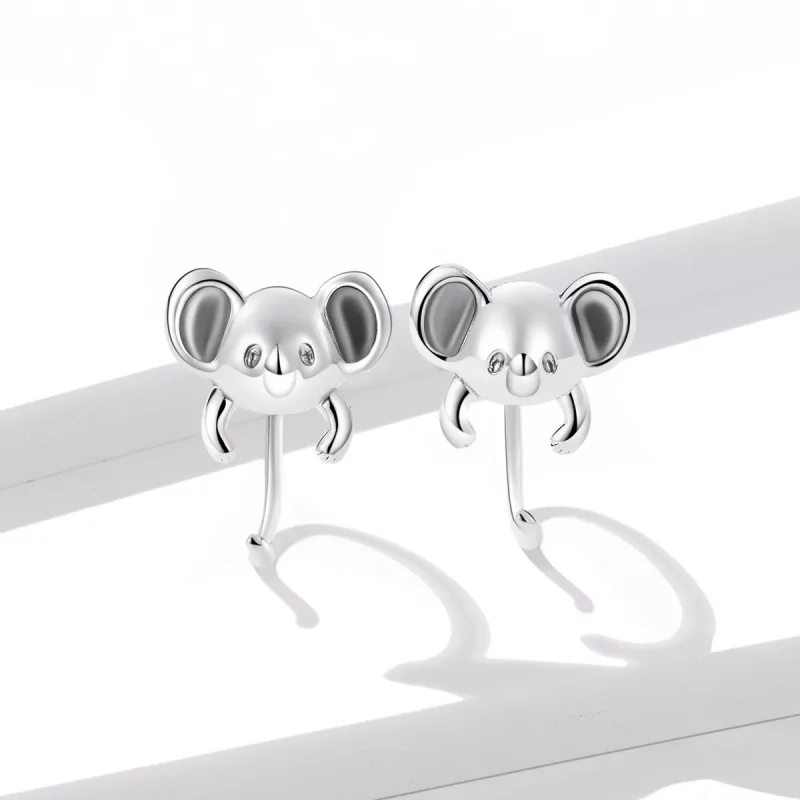 (immagine per) Orecchini a Lobo tipo Pandora Mini Koala - BSE566 - Visualizza 4