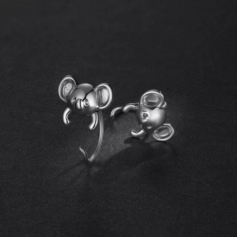 (immagine per) Orecchini a Lobo tipo Pandora Mini Koala - BSE566 - Visualizza 5