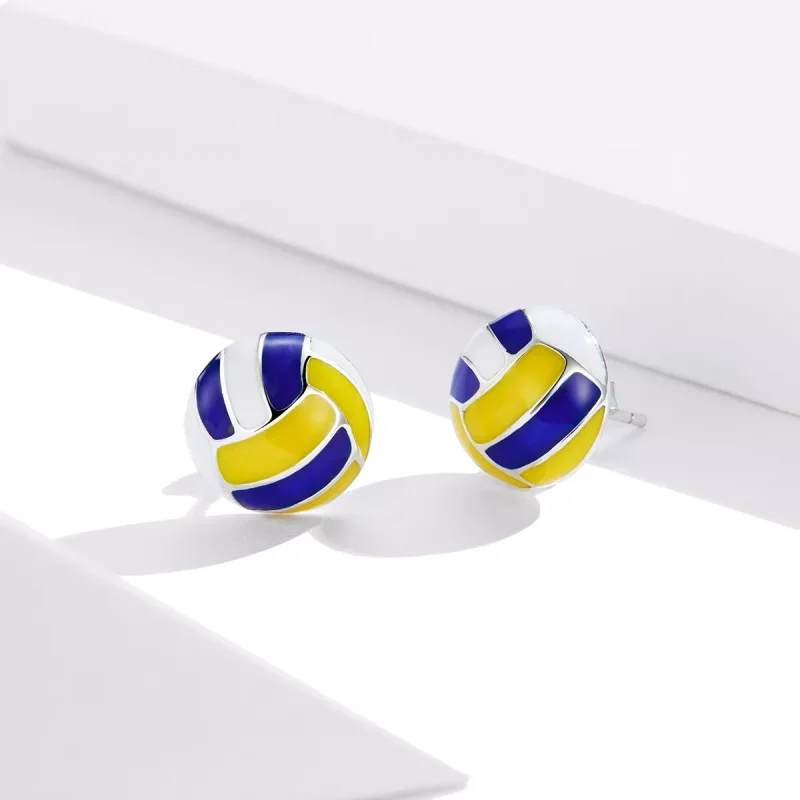 (immagine per) Orecchini a Lobo tipo Pandora Pallavolo dinamico - SCE902 - Visualizza 3