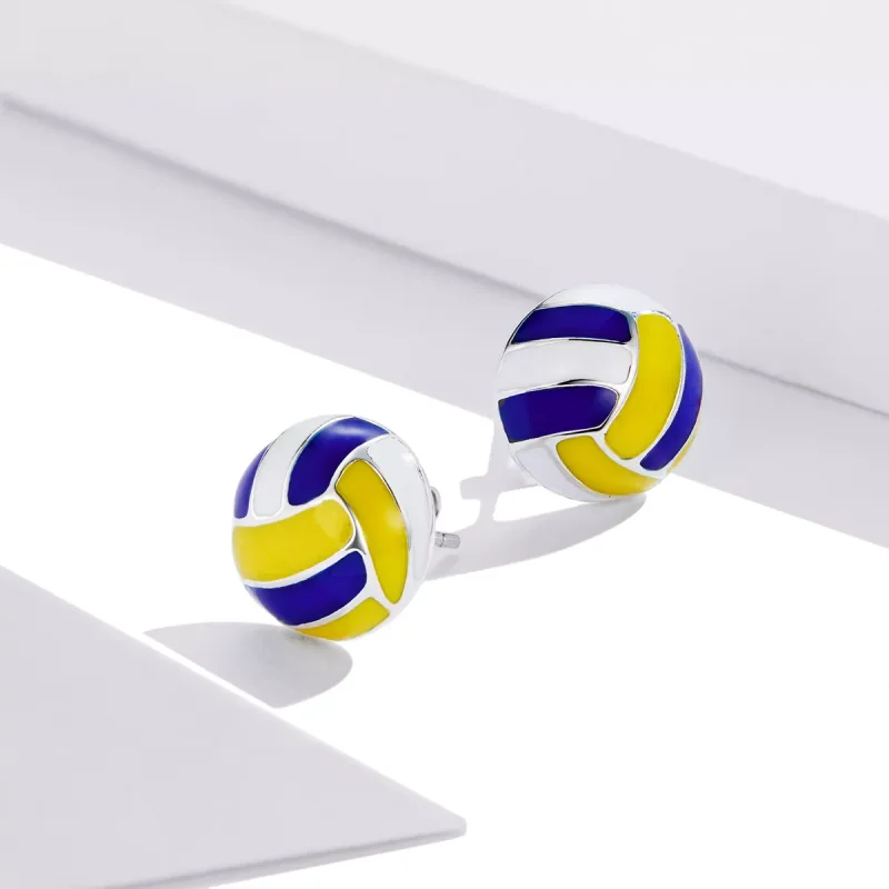 (immagine per) Orecchini a Lobo tipo Pandora Pallavolo dinamico - SCE902 - Visualizza 4