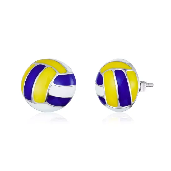 (immagine per) Orecchini a Lobo tipo Pandora Pallavolo dinamico - SCE902