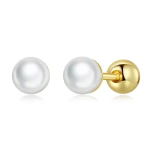 (immagine per) Orecchini a Lobo tipo Pandora Perla - BSE630-BL