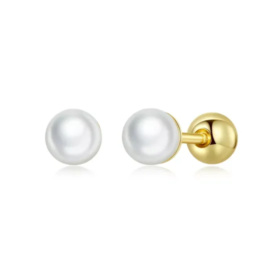 (immagine per) Orecchini a Lobo tipo Pandora Perla - BSE630-BS