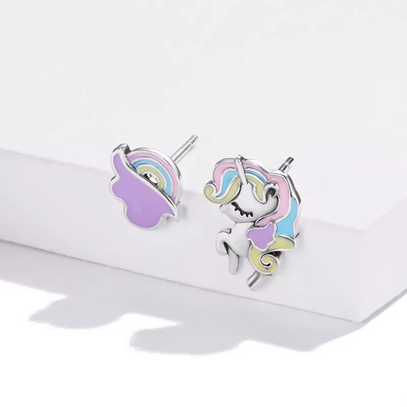 (immagine per) Orecchini a Lobo tipo Pandora Pony fantasia - SCE1266 - Visualizza 3