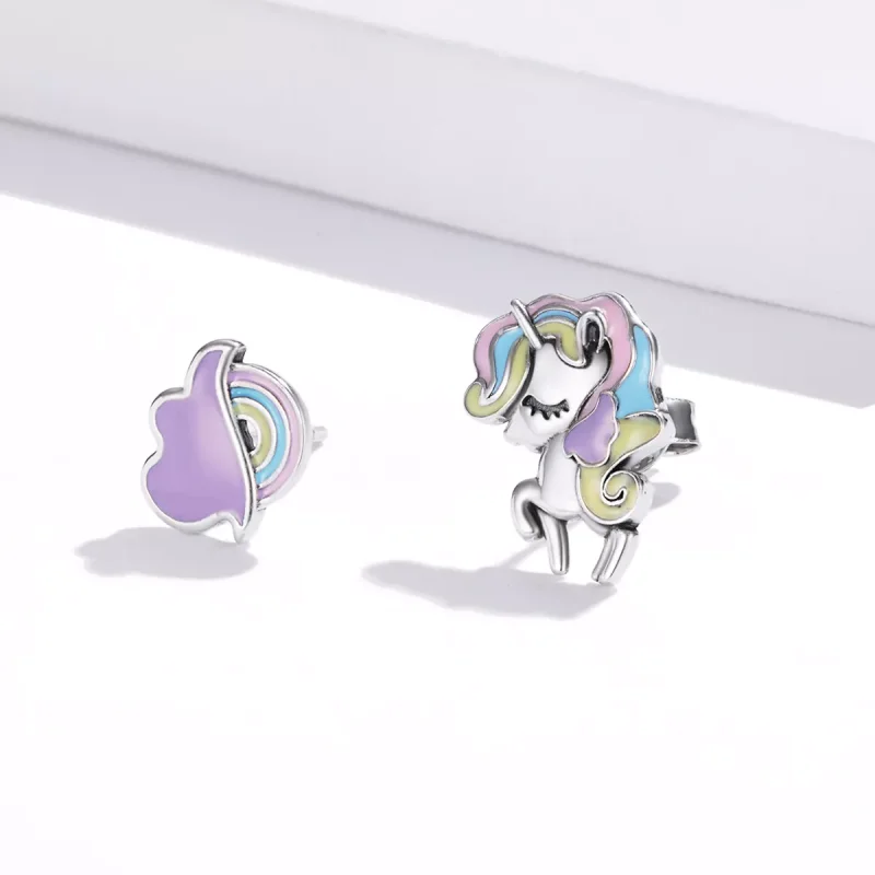 (immagine per) Orecchini a Lobo tipo Pandora Pony fantasia - SCE1266 - Visualizza 4