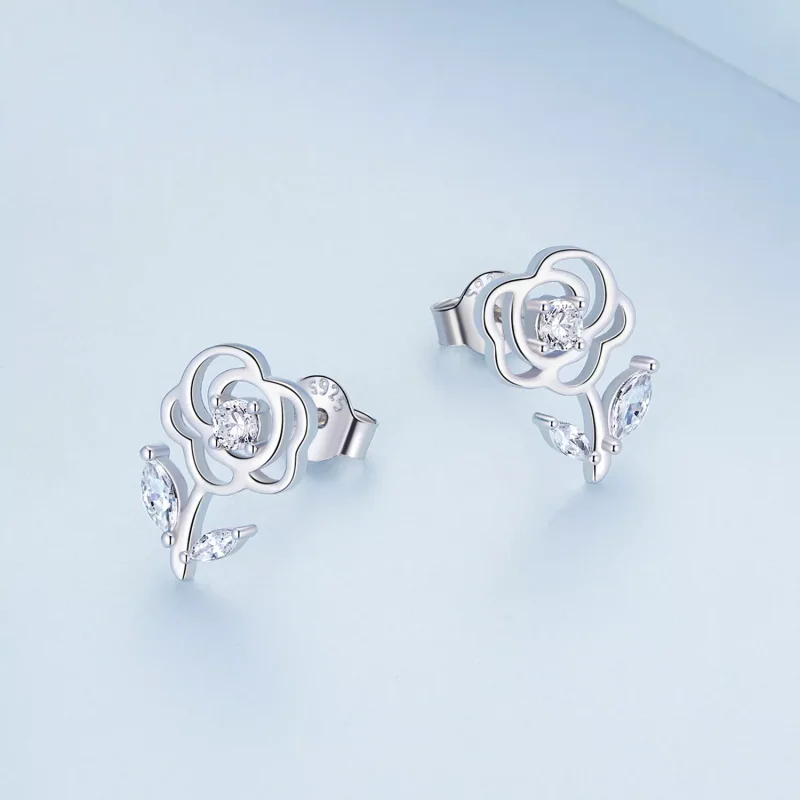 (immagine per) Orecchini a Lobo tipo Pandora Rose - BSE714 - Visualizza 3