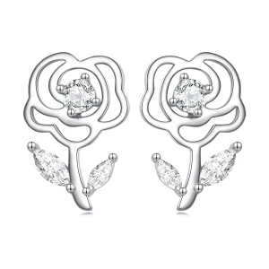 (immagine per) Orecchini a Lobo tipo Pandora Rose - BSE714