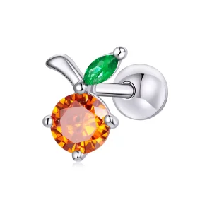 (immagine per) Orecchini a Lobo tipo Pandora Summer Sweetheart - Arancione - BSE493