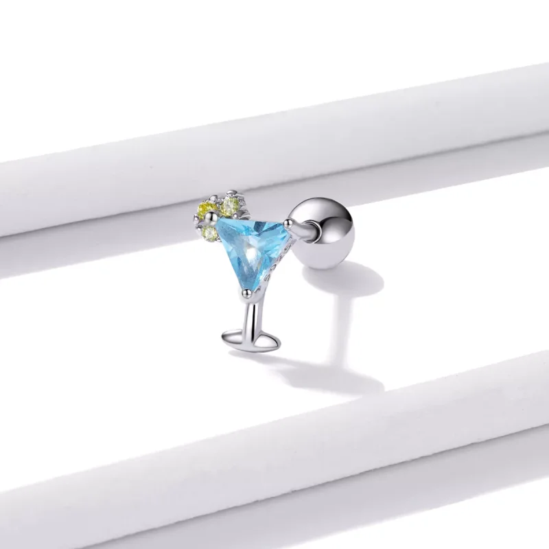 (immagine per) Orecchini a Lobo tipo Pandora Summer Sweetheart - Bevanda ghiacciata - BSE489 - Visualizza 2