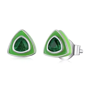 (immagine per) Orecchini a Lobo tipo Pandora Triangolo semplice - SCE1368