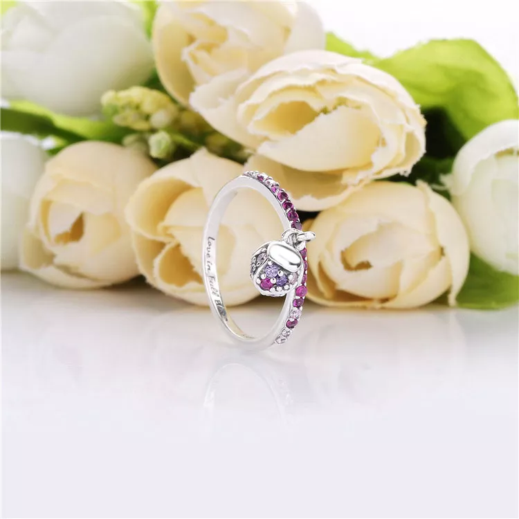 (immagine per) Anello PANDORA Fiore di pesco in fiore 198094NCCMX - Visualizza 2