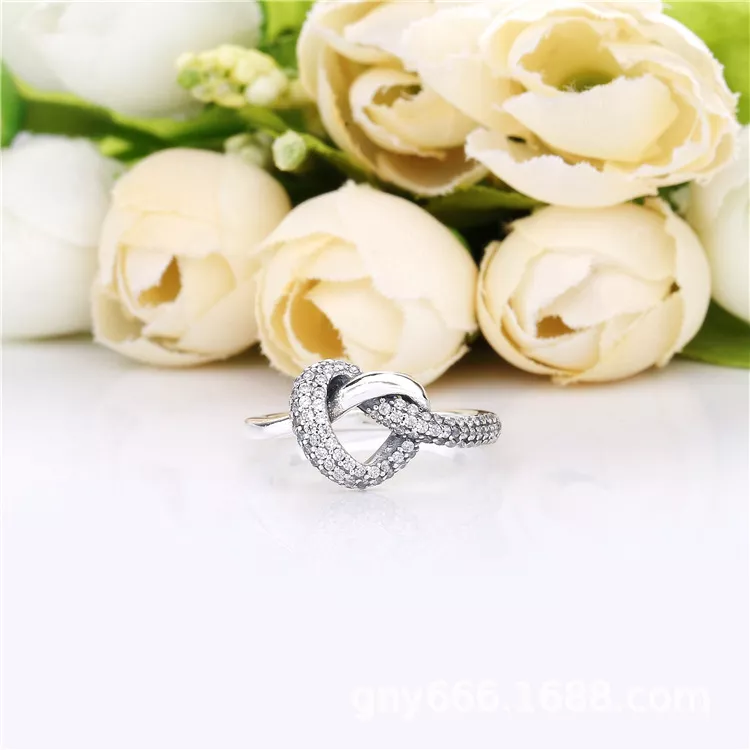 (immagine per) Anello PANDORA Intreccio d'Amore 198086CZ - Visualizza 2