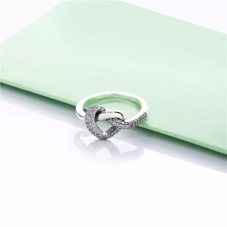 (immagine per) Anello PANDORA Intreccio d'Amore 198086CZ - Visualizza 3