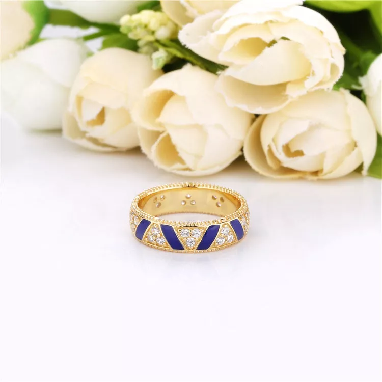(immagine per) Anello PANDORA Pietre e strisce esotiche 168057CZ - Visualizza 3