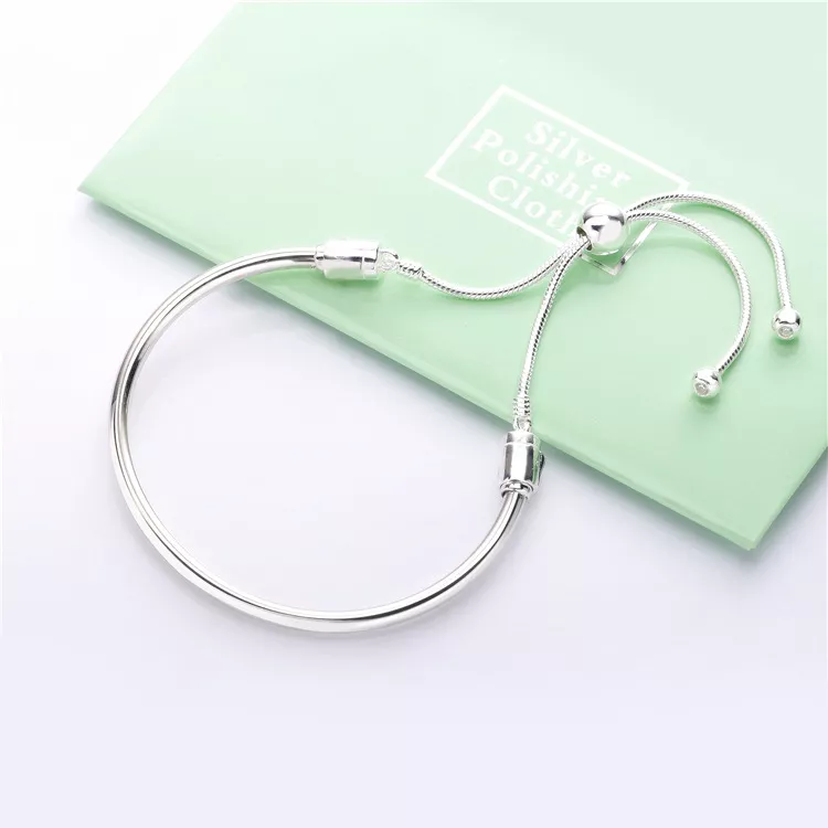 (immagine per) Bracciale PANDORA Rigido con Chiusura Scorrevole 597953CZ - Visualizza 2