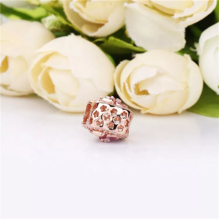 (immagine per) Charm PANDORA Fiore Fresco Fiore Di Pesco 788079CZ - Visualizza 4
