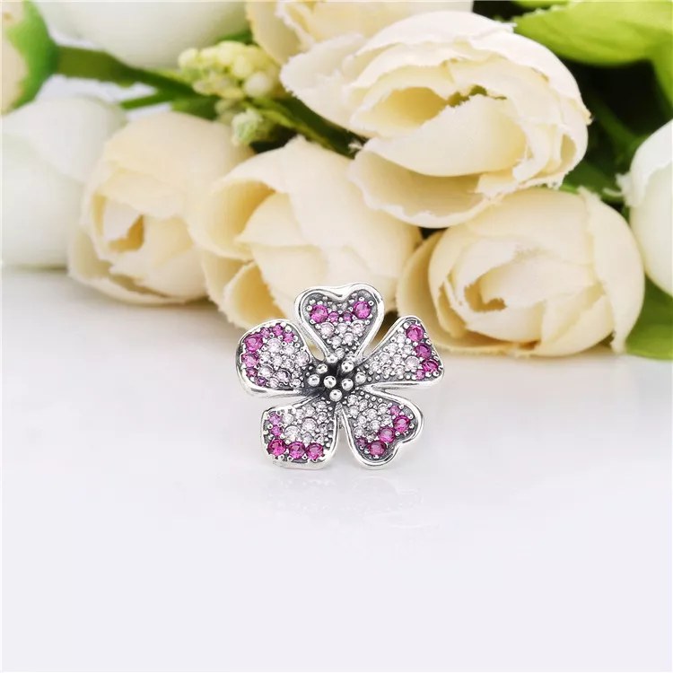 (immagine per) Charm PANDORA Fiore grande fiore di pesco 798073NCCMX - Visualizza 2