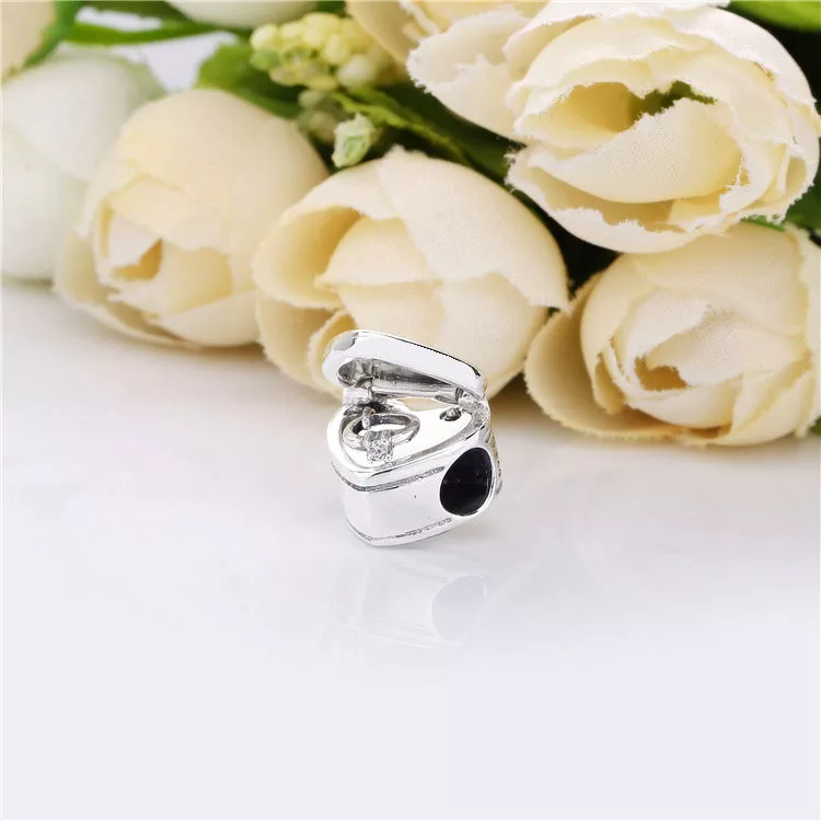 (immagine per) Charm PANDORA La nostra Promessa 798072CZ - Visualizza 4