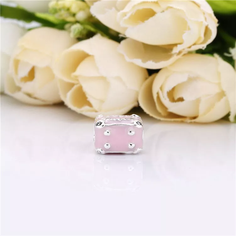 (immagine per) Charm PANDORA Valigia Rosa 798063EN124 - Visualizza 4