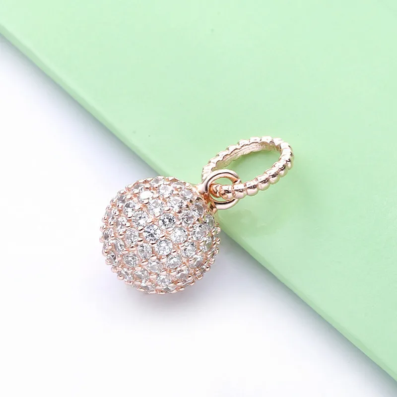 (immagine per) Pendente Sfera decorata con pavé Purely Pandora - 388686C01 - Visualizza 2