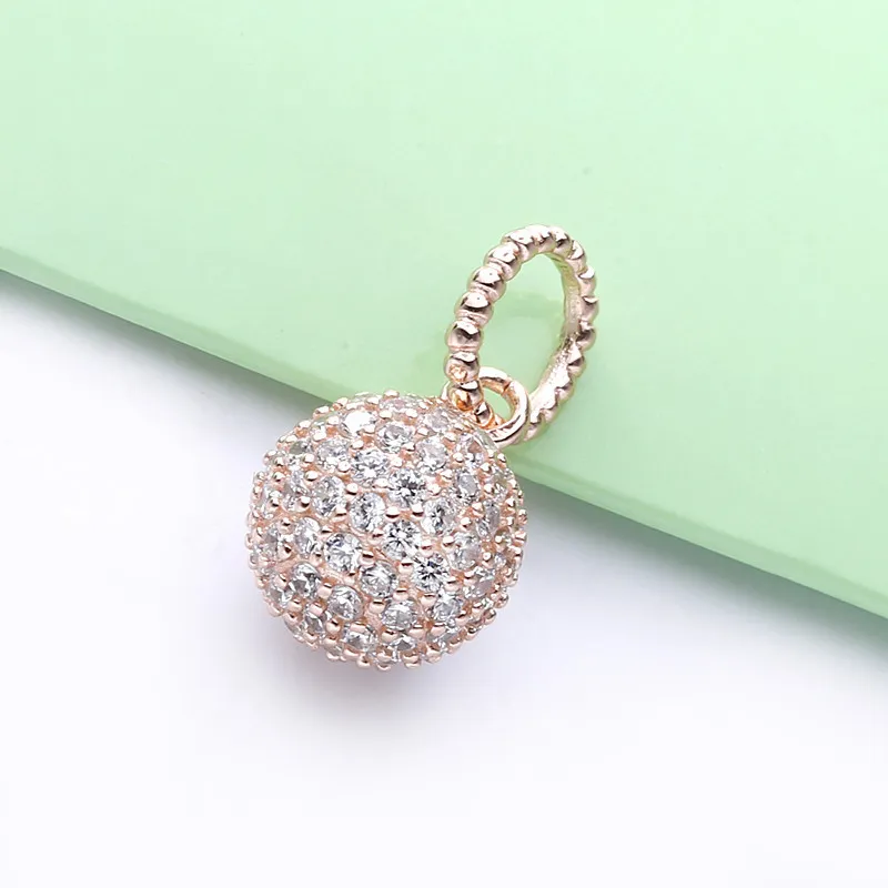 (immagine per) Pendente Sfera decorata con pavé Purely Pandora - 388686C01 - Visualizza 3