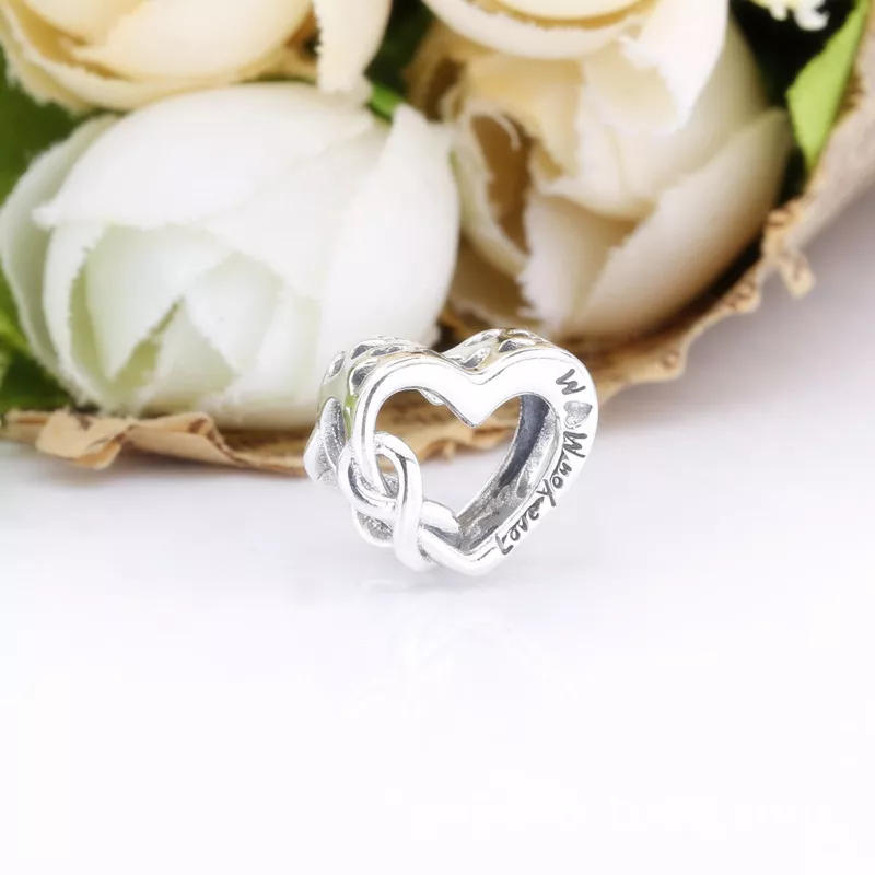 (immagine per) Charm a cuore Infinito Ti Amo Mamma - 798825C00 - Visualizza 3