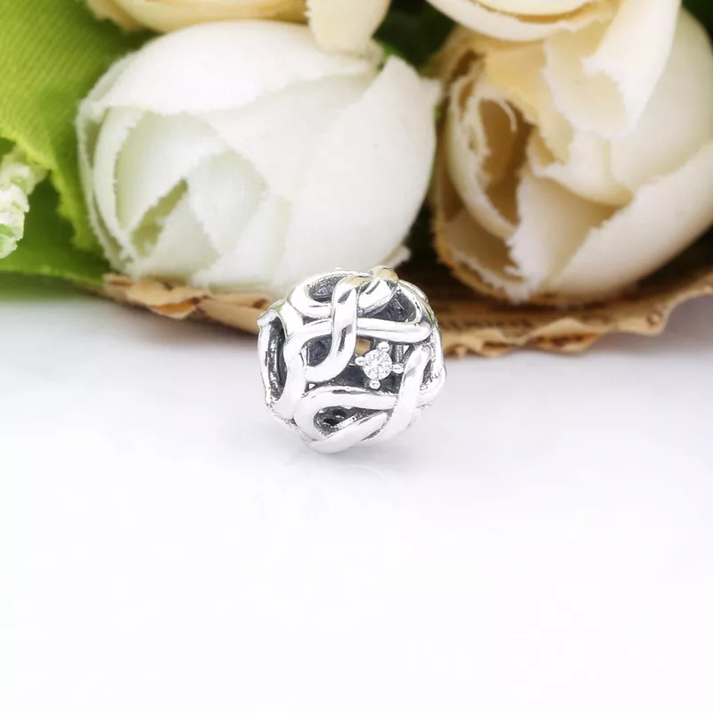 (immagine per) Charm Infinito openwork intrecciato - 798824C01 - Visualizza 2