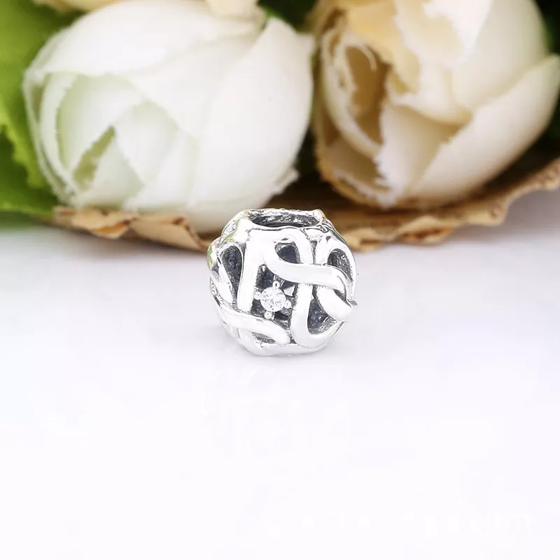 (immagine per) Charm Infinito openwork intrecciato - 798824C01 - Visualizza 3