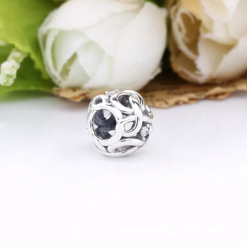 (immagine per) Charm Infinito openwork intrecciato - 798824C01 - Visualizza 4