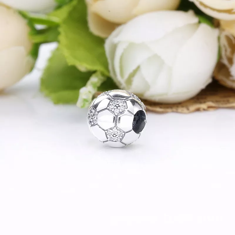 (immagine per) Charm Pallone da calcio scintillante - 798795C01 - Visualizza 4