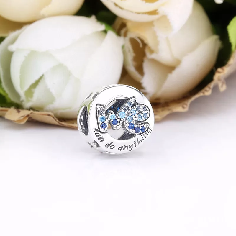 (immagine per) Charm PANDORA Possiamo fare qualsiasi cosa in argento - 798596C01 - Visualizza 2