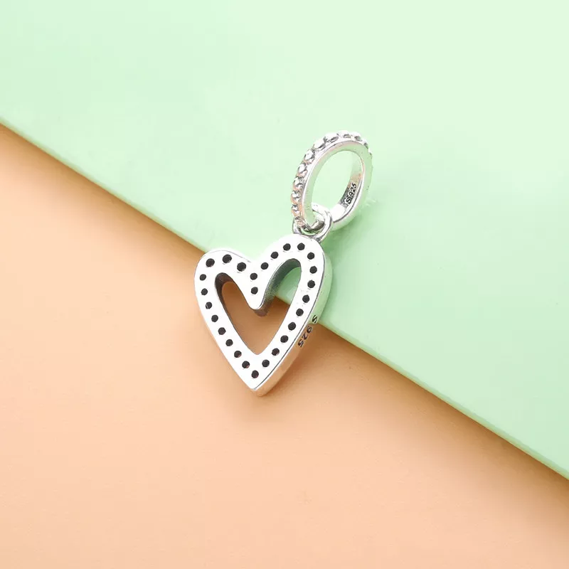 (immagine per) Collana con pendente cuore scintillante - 398688C01 - Visualizza 5