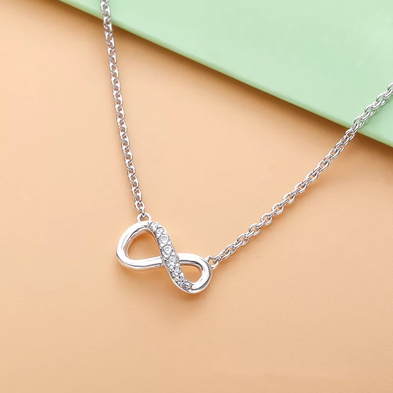 (immagine per) Collana Infinito scintillante - 398821C01 - Visualizza 2