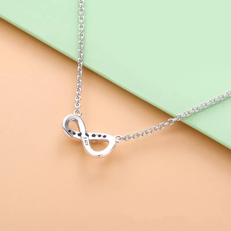 (immagine per) Collana Infinito scintillante - 398821C01 - Visualizza 3