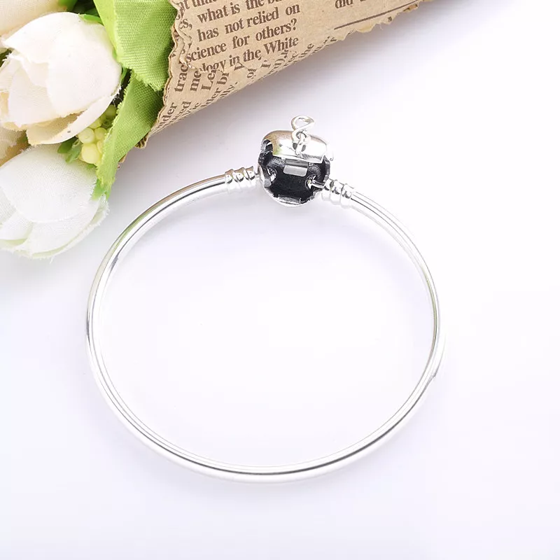 (immagine per) Bracciale rigido con chiusura a cuore pandora moments - 598891C00 - Visualizza 5