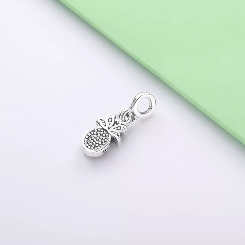 (immagine per) Mini Charm pendente PANDORA La mia ananas - 798979C01 - Visualizza 3