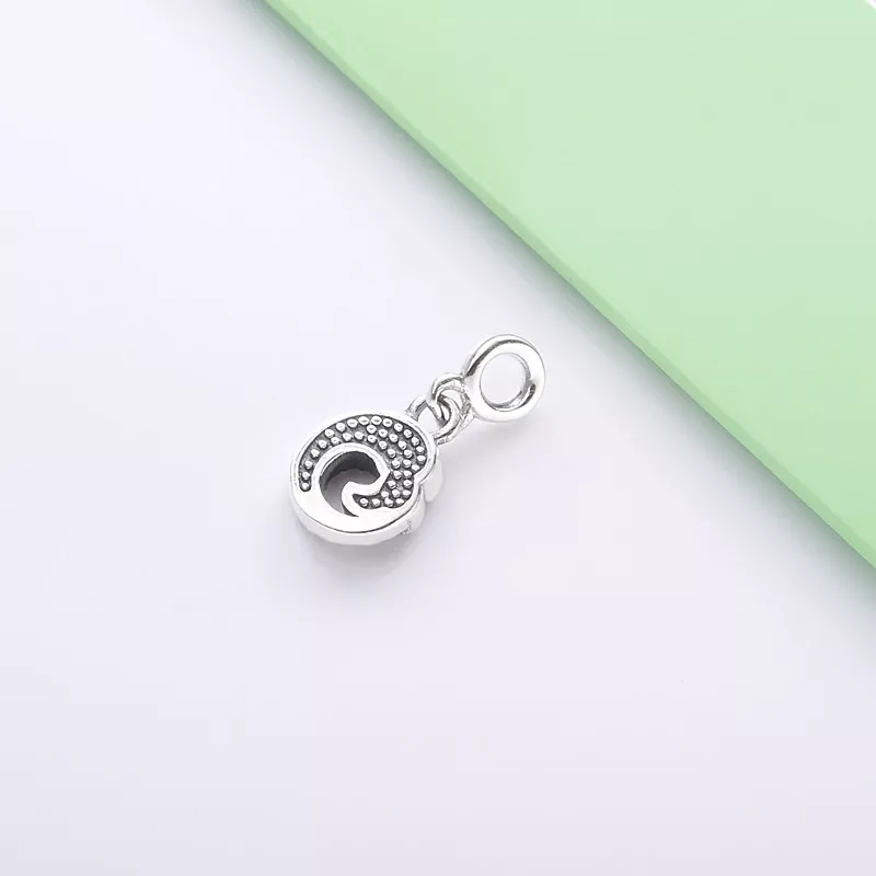 (immagine per) Mini Charm pendente PANDORA La mia onda dell’oceano blu - 799010C01 - Visualizza 3