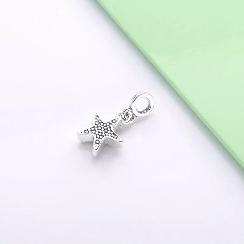 (immagine per) Mini Charm pendente PANDORA La mia stella marina rosa - 799011C01 - Visualizza 3