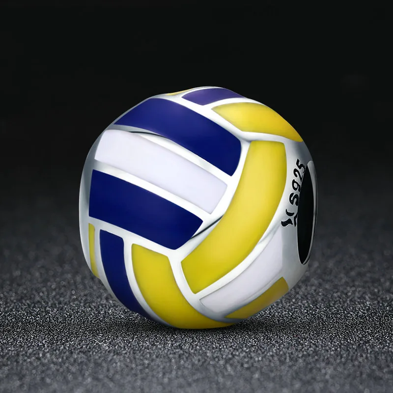 (immagine per) Charm tipo Pandora Beach volley - SCC448 - Visualizza 3