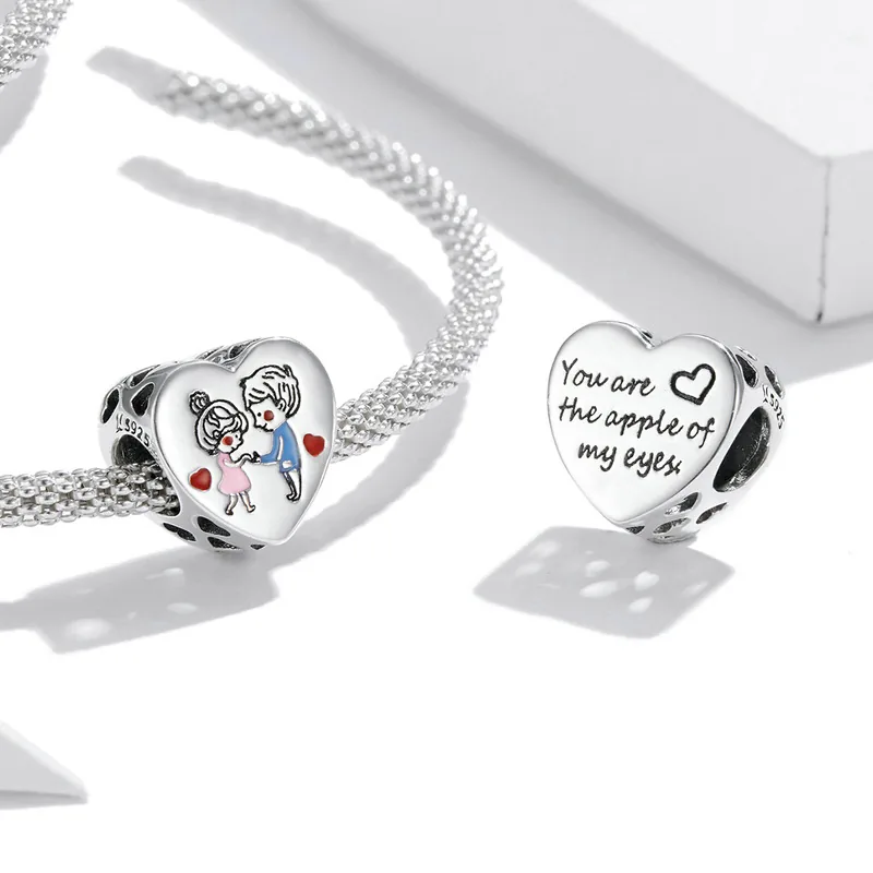 (immagine per) Charm tipo Pandora Mamma e figlia - SCC1744 - Visualizza 4