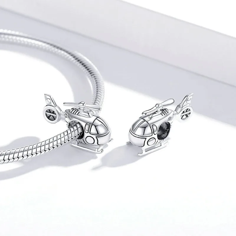 (immagine per) Charm tipo Pandora Piccolo elicottero - SCC1699 - Visualizza 4