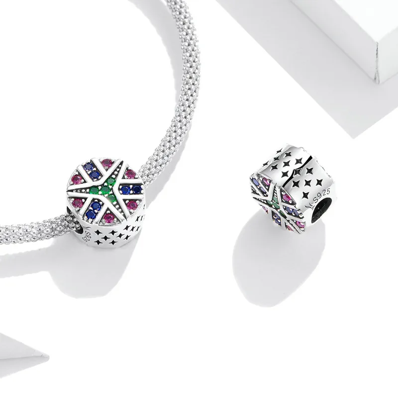 (immagine per) Charm tipo Pandora Stella della fortuna colorata - SCC1683 - Visualizza 3