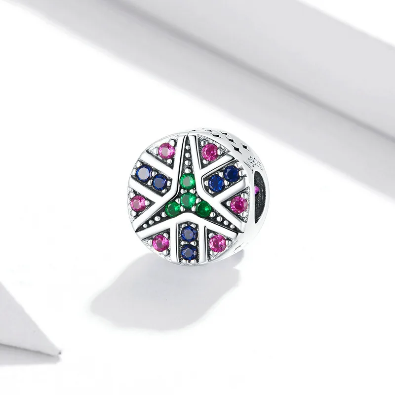 (immagine per) Charm tipo Pandora Stella della fortuna colorata - SCC1683 - Visualizza 5