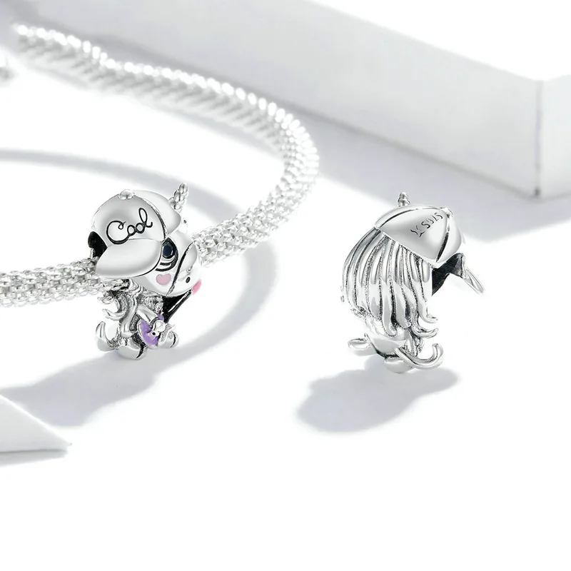 (immagine per) Charm tipo Pandora unicorno di roccia - SCC1630 - Visualizza 2