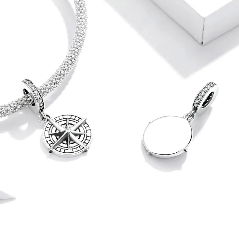 (immagine per) Charm Pendente tipo Pandora Bussola - BSC383 - Visualizza 2