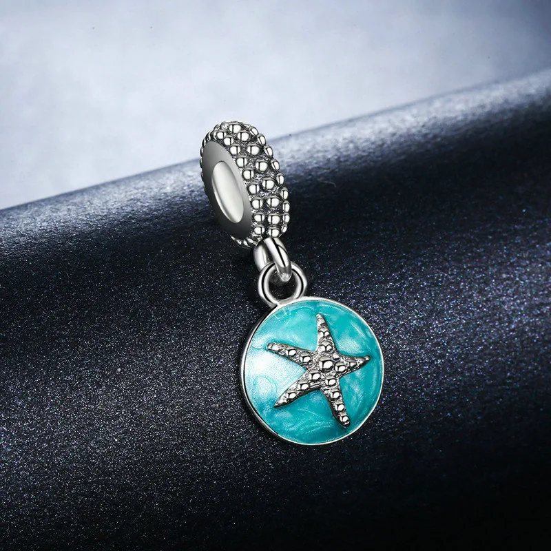 (immagine per) Charm Pendente tipo Pandora Stile estivo blu mare - SCC136 - Visualizza 5