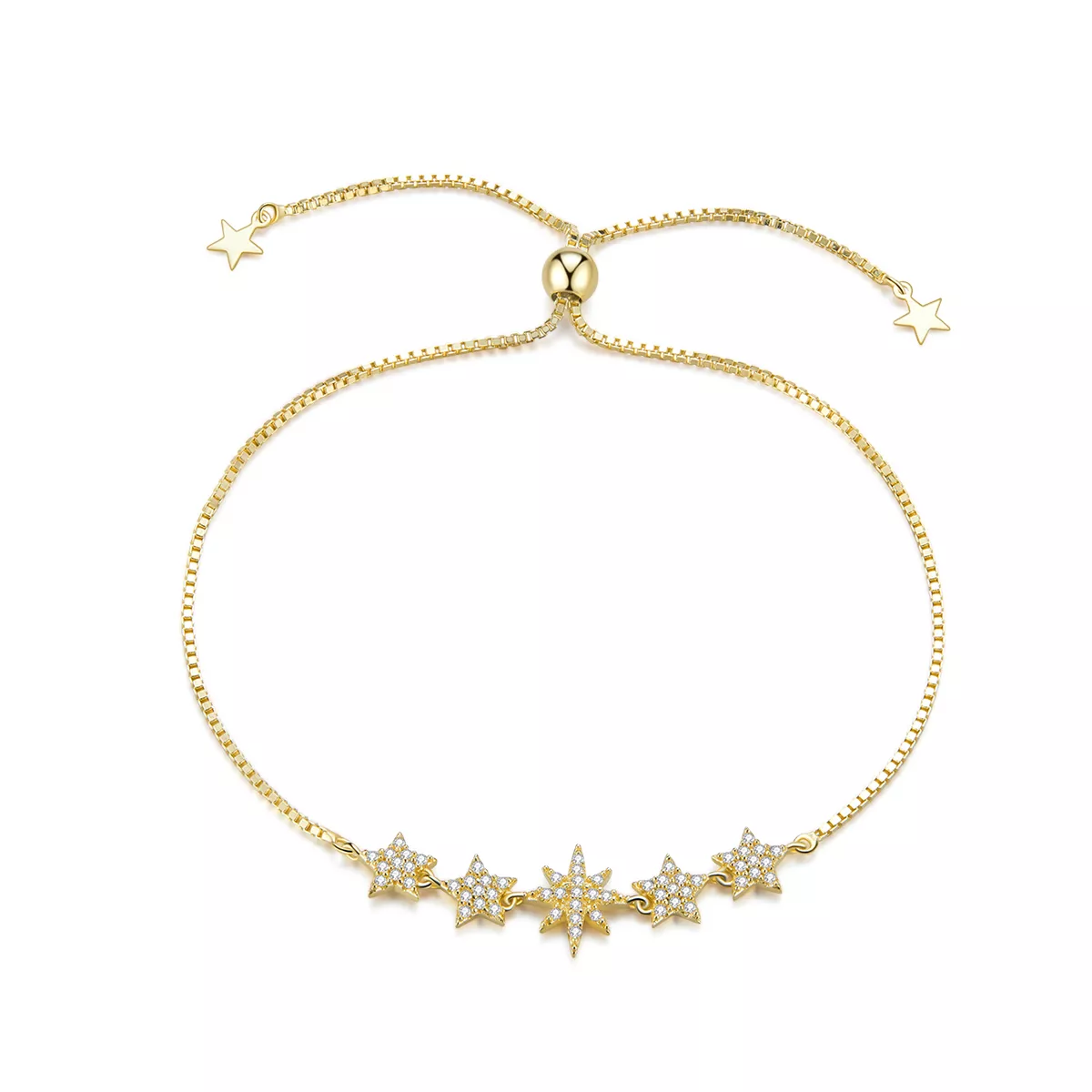 bracciale tipo pandora stellato bsb067