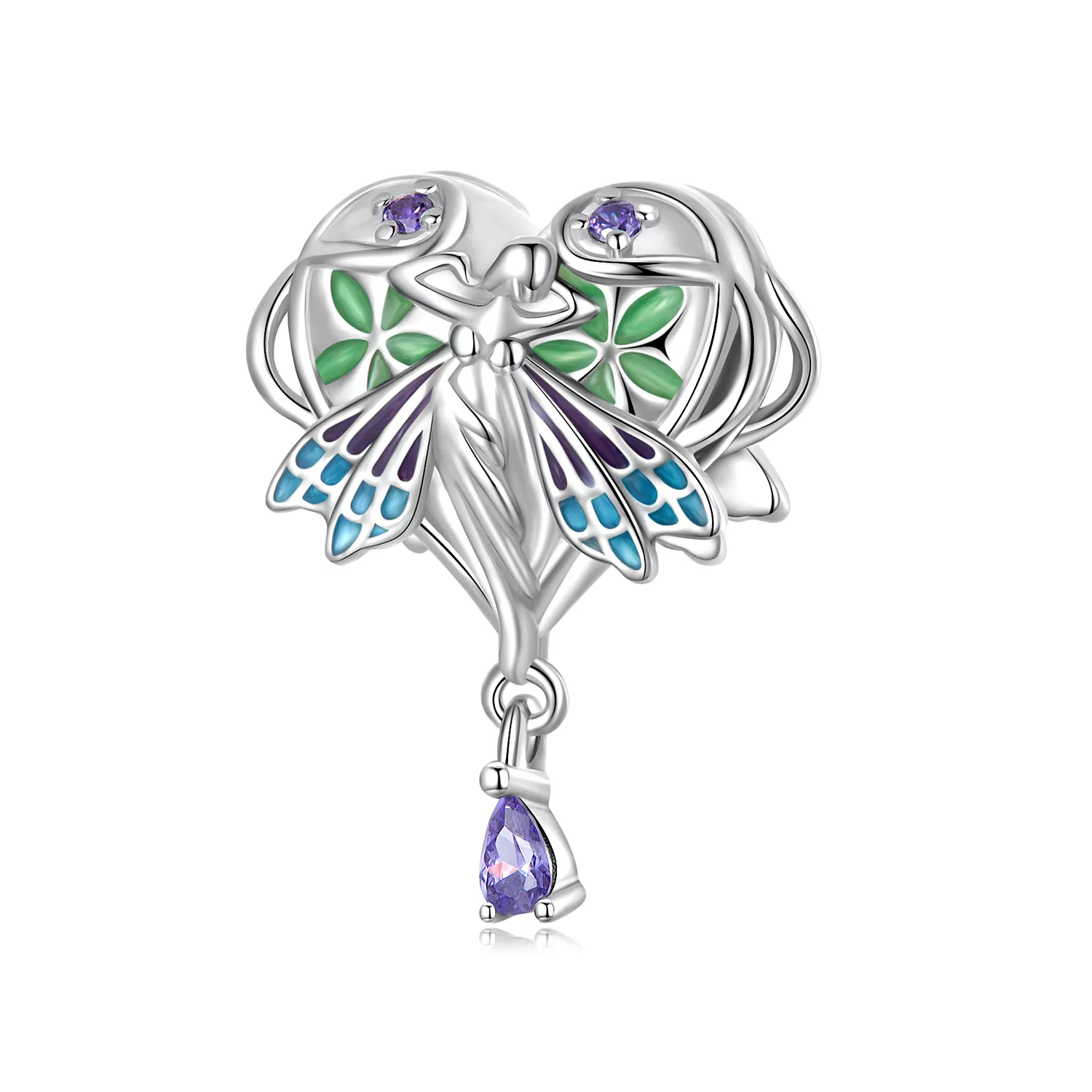 charm tipo pandora angelo dell'amore scc2296
