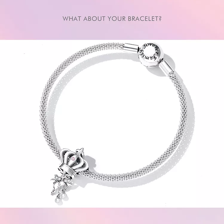 (immagine per) Charm tipo Pandora Arco della corona - SCC2259 - Visualizza 8